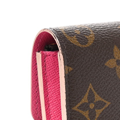 Louis Vuitton Monogram Bloom Flower Emilie Wallet 5 of 9