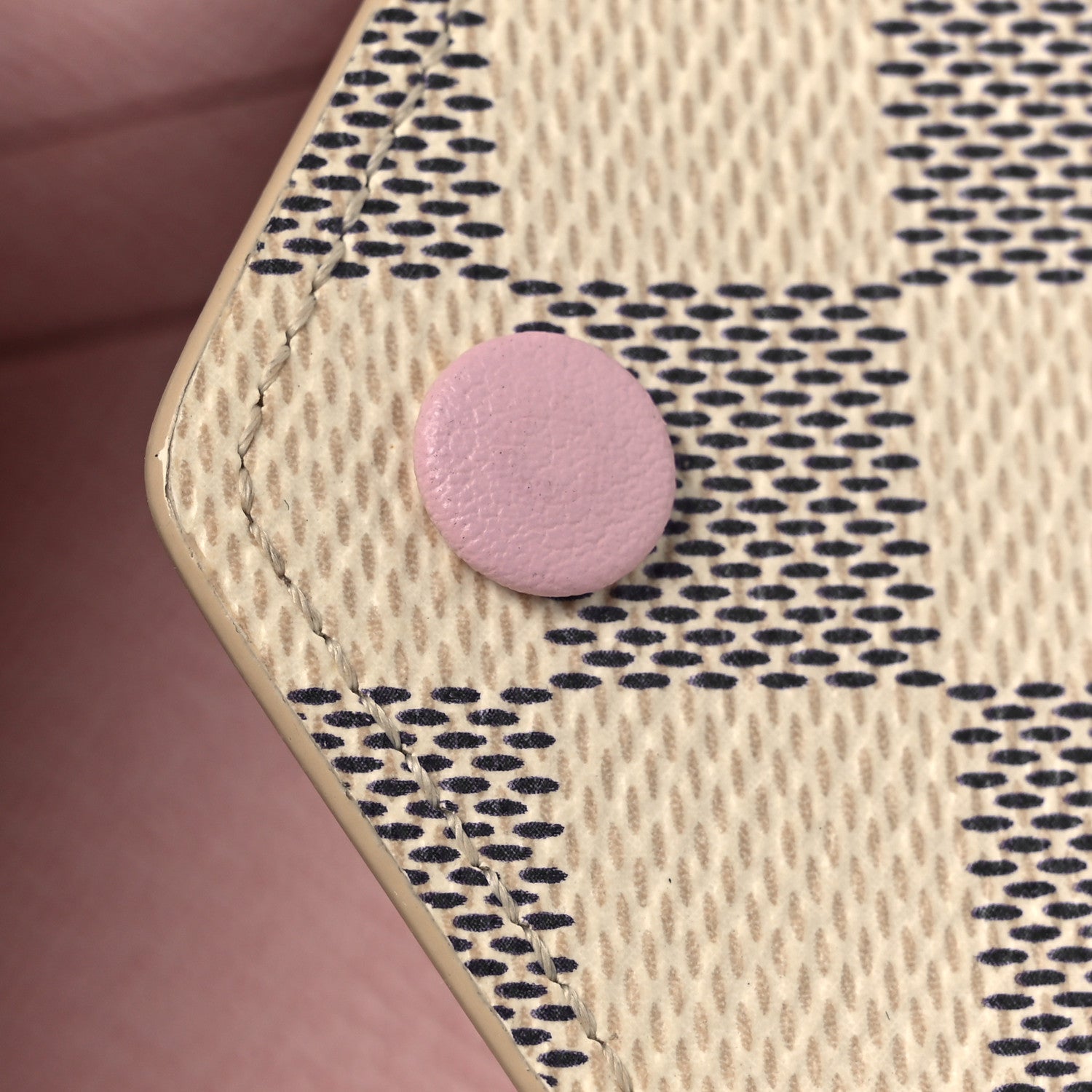 Louis Vuitton Damier Azur Victorine Wallet Rose Ballerine 7 of 7