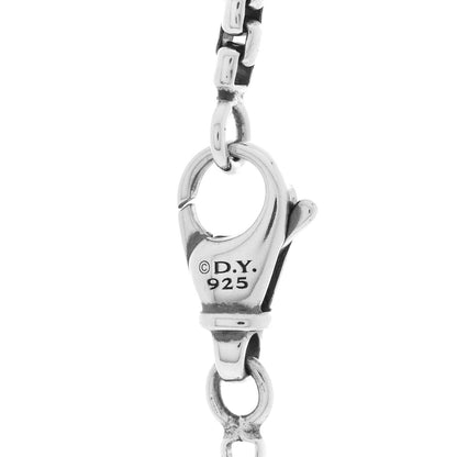 David Yurman Sterling Silver 2.7mm Small Box Chain Necklace 24" 6 of 6