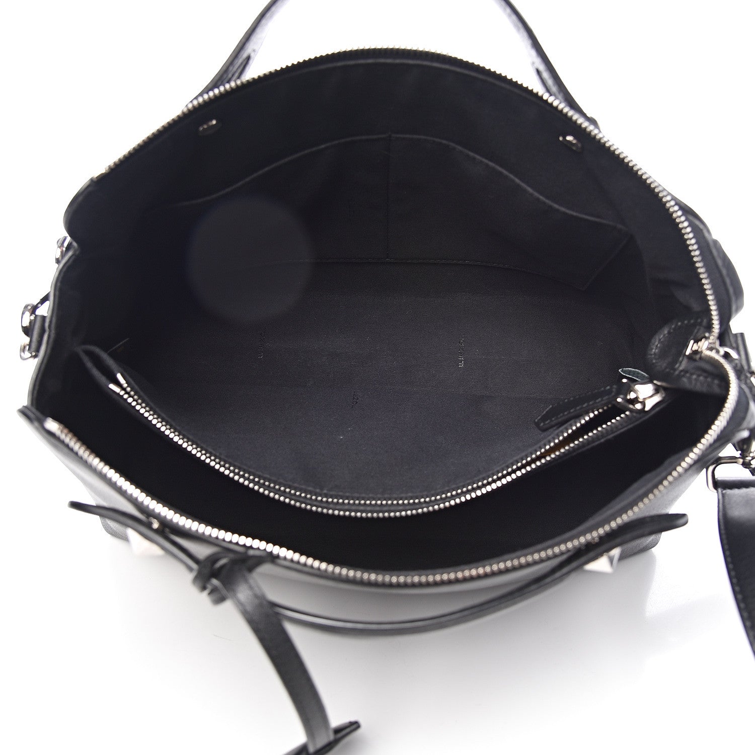 Fendi Vitello Dolce Marmol Large By The Way Boston Bag Black 6 of 13