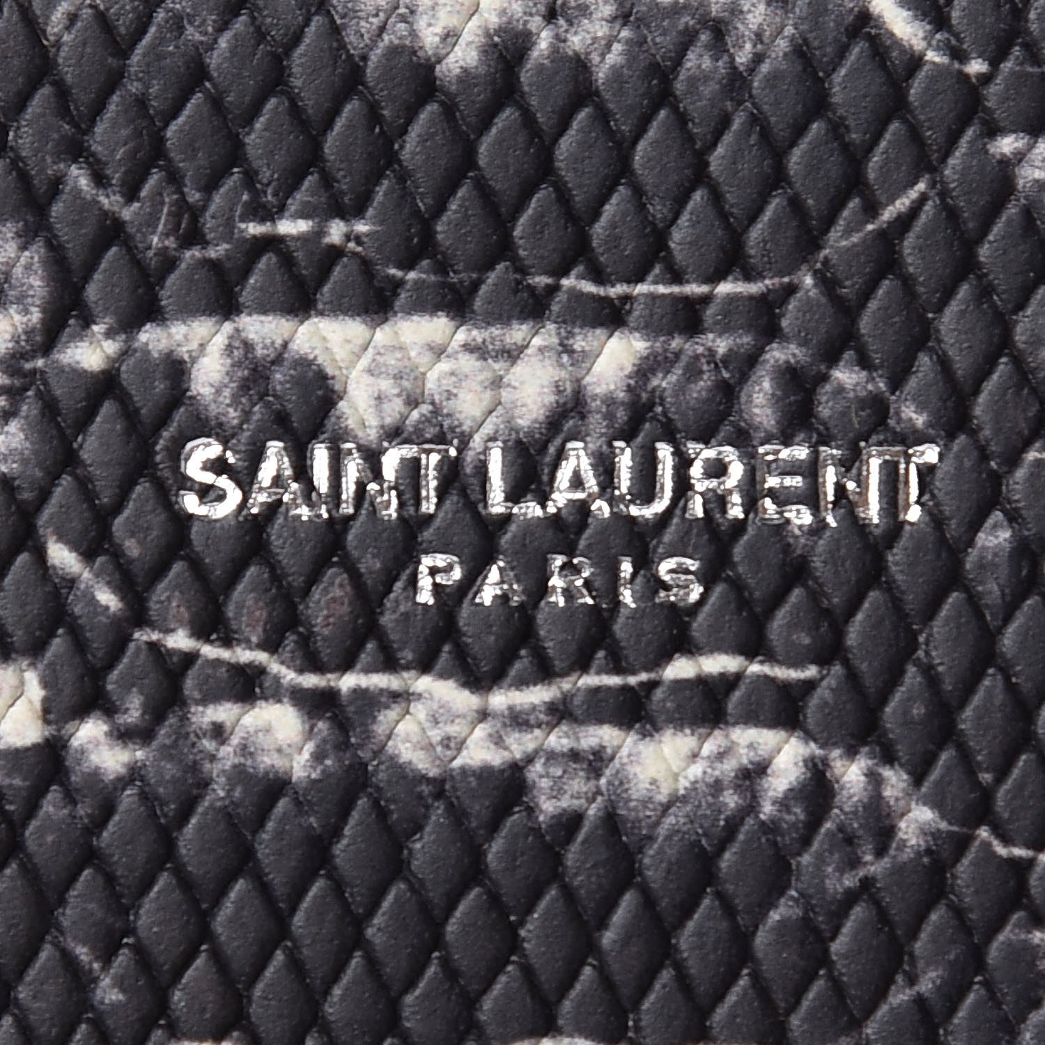 Saint Laurent Python Calfskin Embossed Small Sac De Jour Black 8 of 9