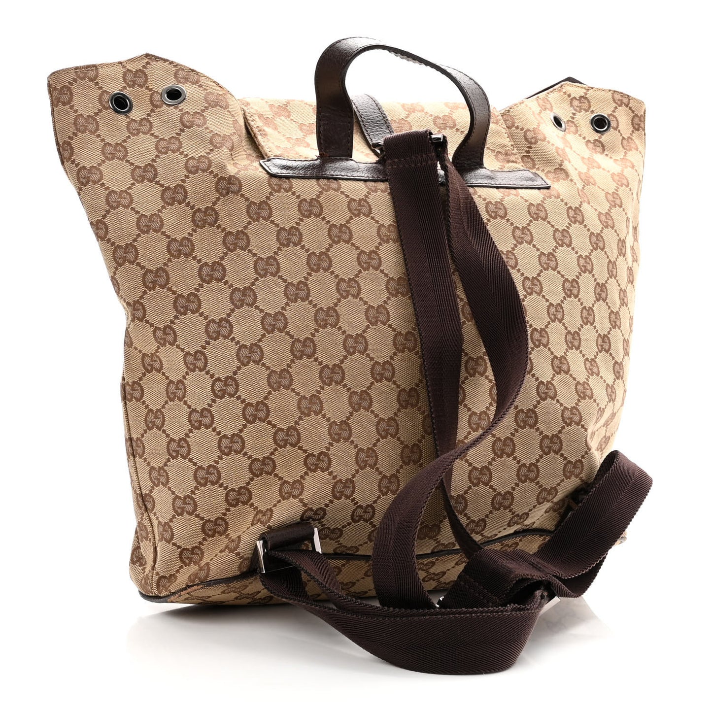 Monogram Backpack Dark Brown