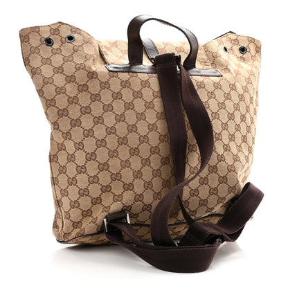 Gucci Monogram Backpack Dark Brown 3 of 11