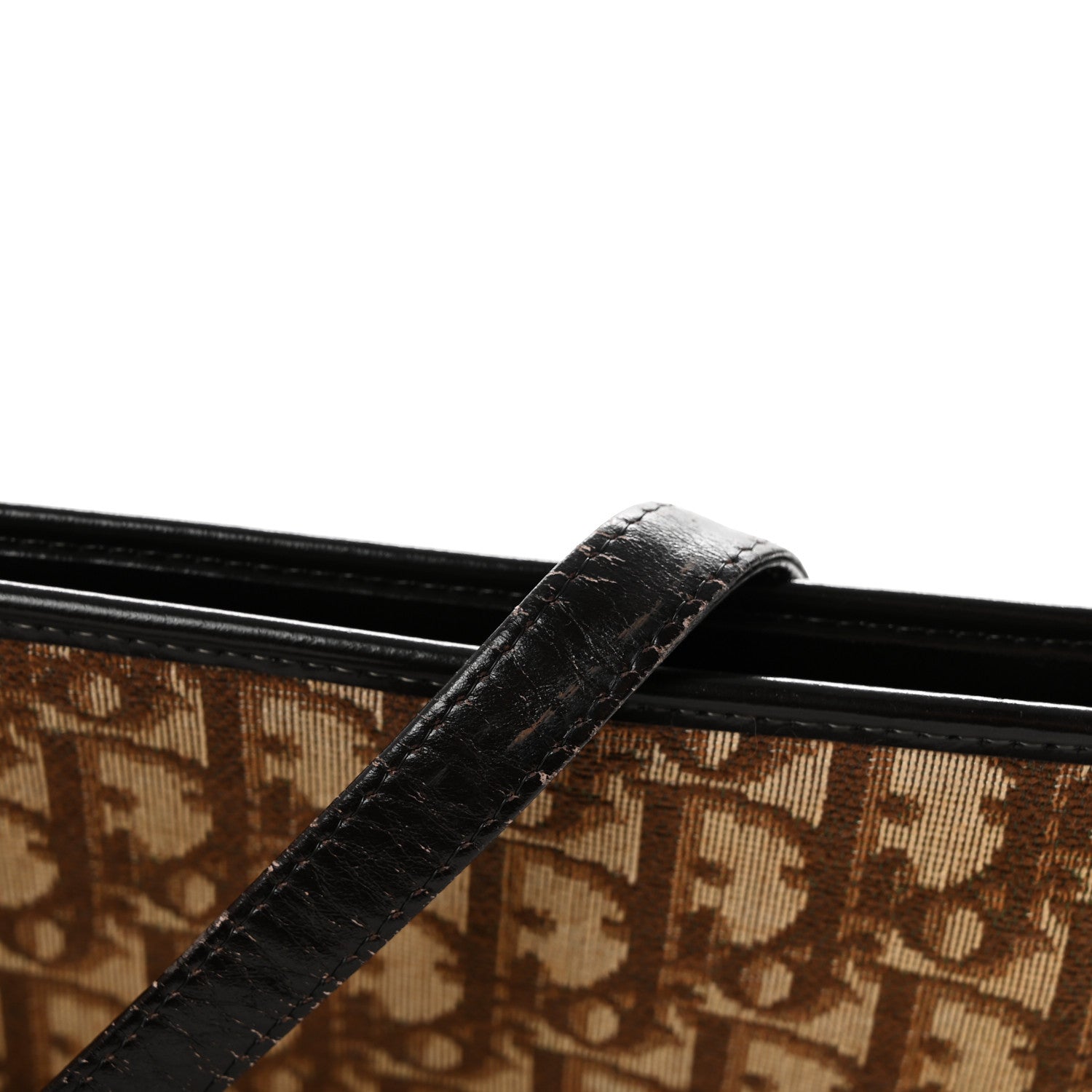 Christian Dior Monogram Trotter Shoulder Bag Brown 12 of 14