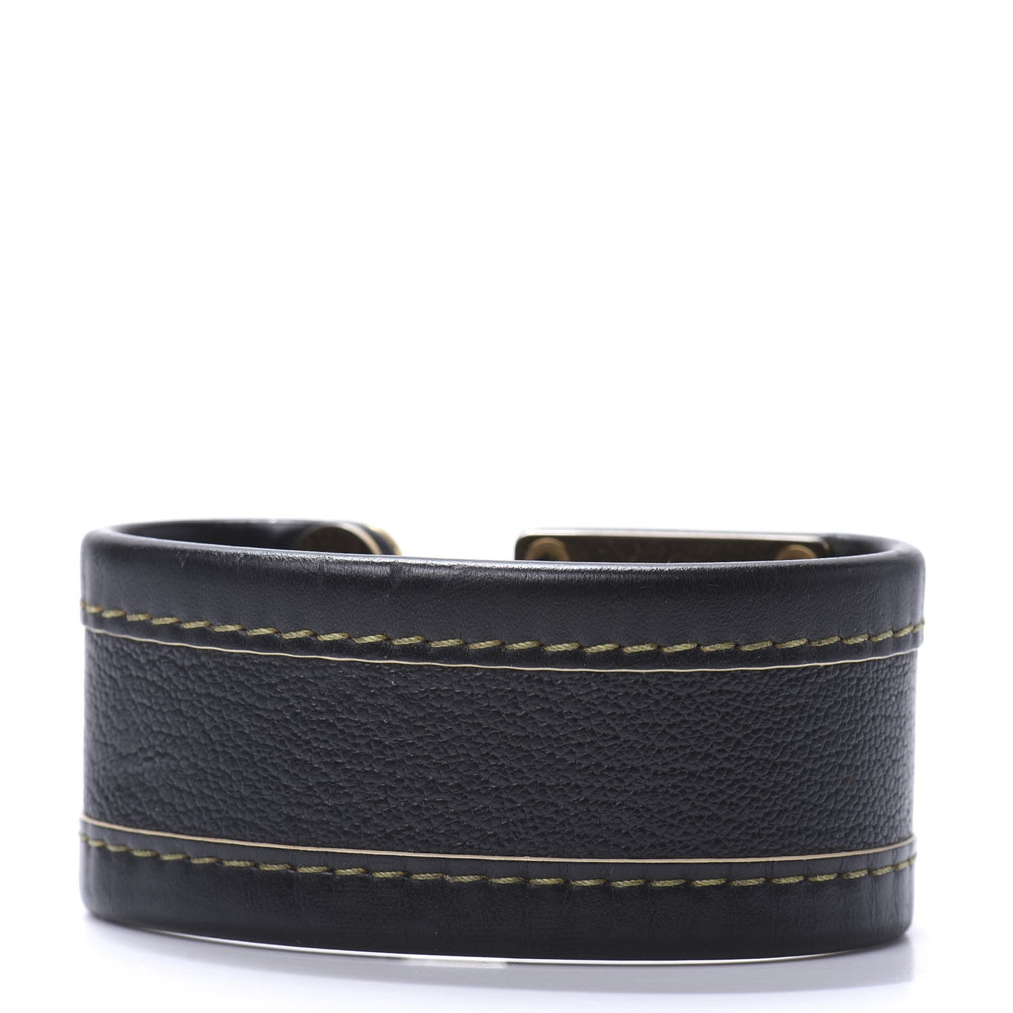 Chevre Suhali S Lock Bracelet Medium Black