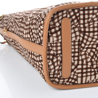 MCM Visetos Medium Liz Reversible Shopper Tote Cognac 12 of 15