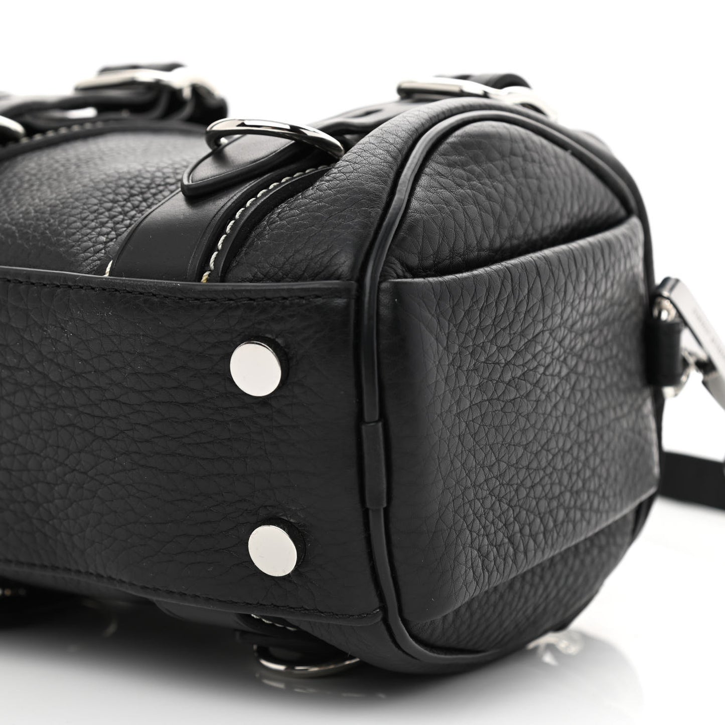 Pebbled Lambskin Mini Rockie Black