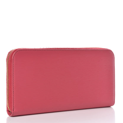 Prada Vitello Move Zip Around Wallet Peonia 3 of 8