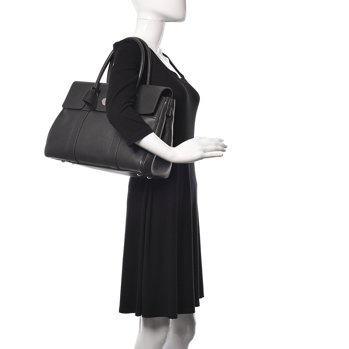 Classic Grain Calfskin Bayswater Mole Grey
