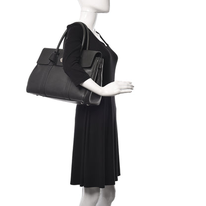 Mulberry Classic Grain Calfskin Bayswater Mole Grey 2 of 19
