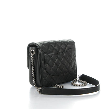 Chanel Caviar Quilted Small Rock In Rome Flap Black 3 of 8