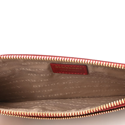 Burberry Haymarket Check Clutch Bag Red 5 of 6