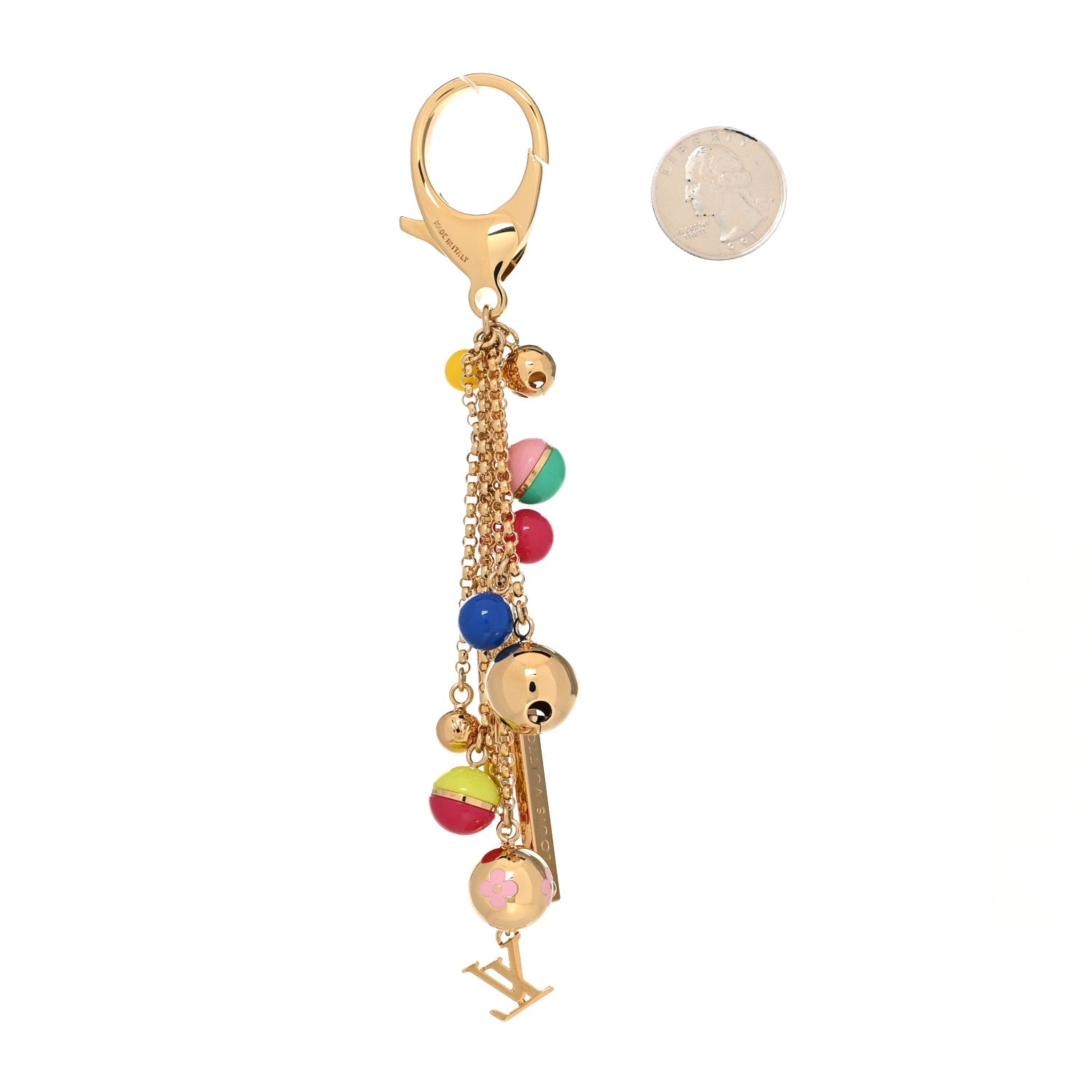 Louis Vuitton Grelots Bag Charm Key Ring 2 of 4