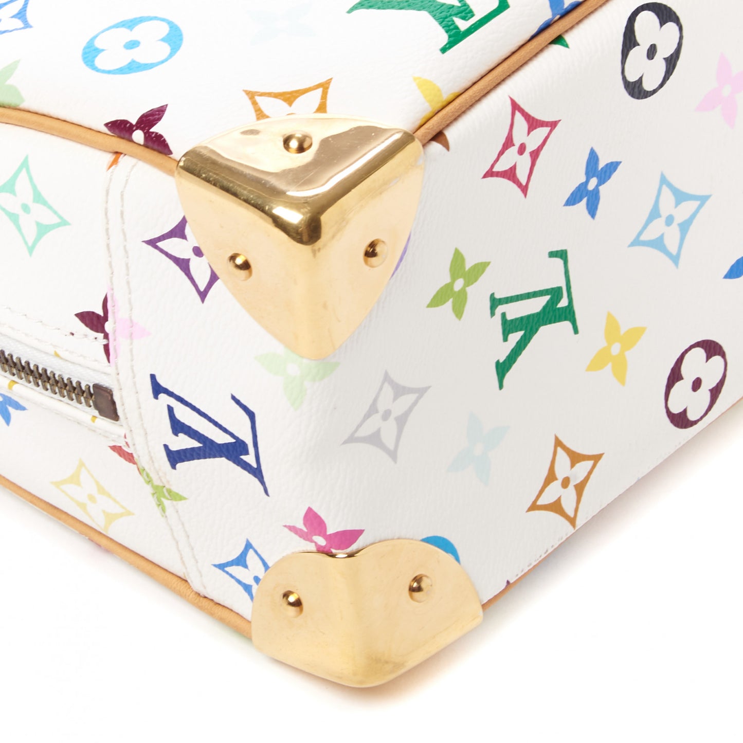 Monogram Multicolor Trouville White