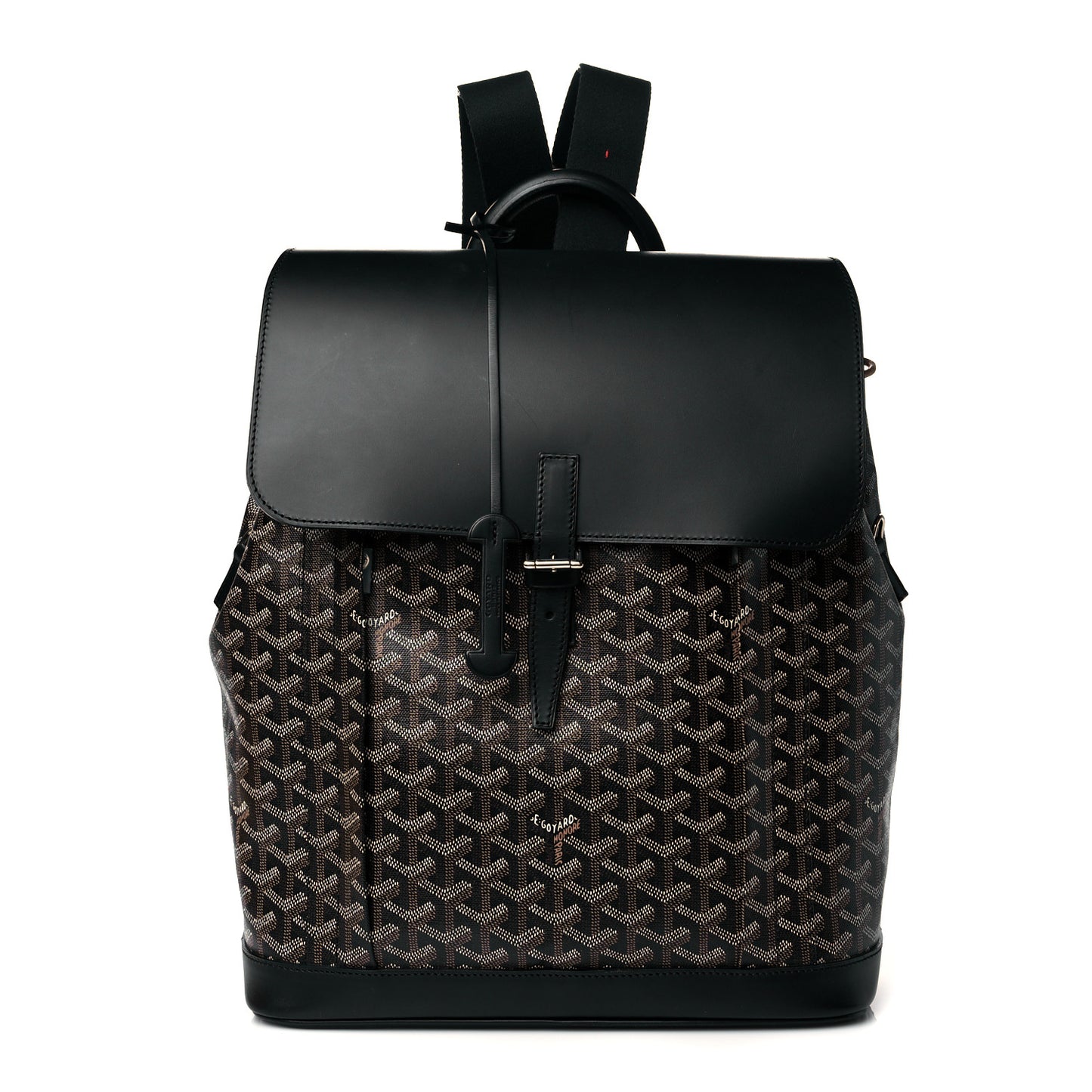 Goyardine Calfskin Alpin MM Backpack Black
