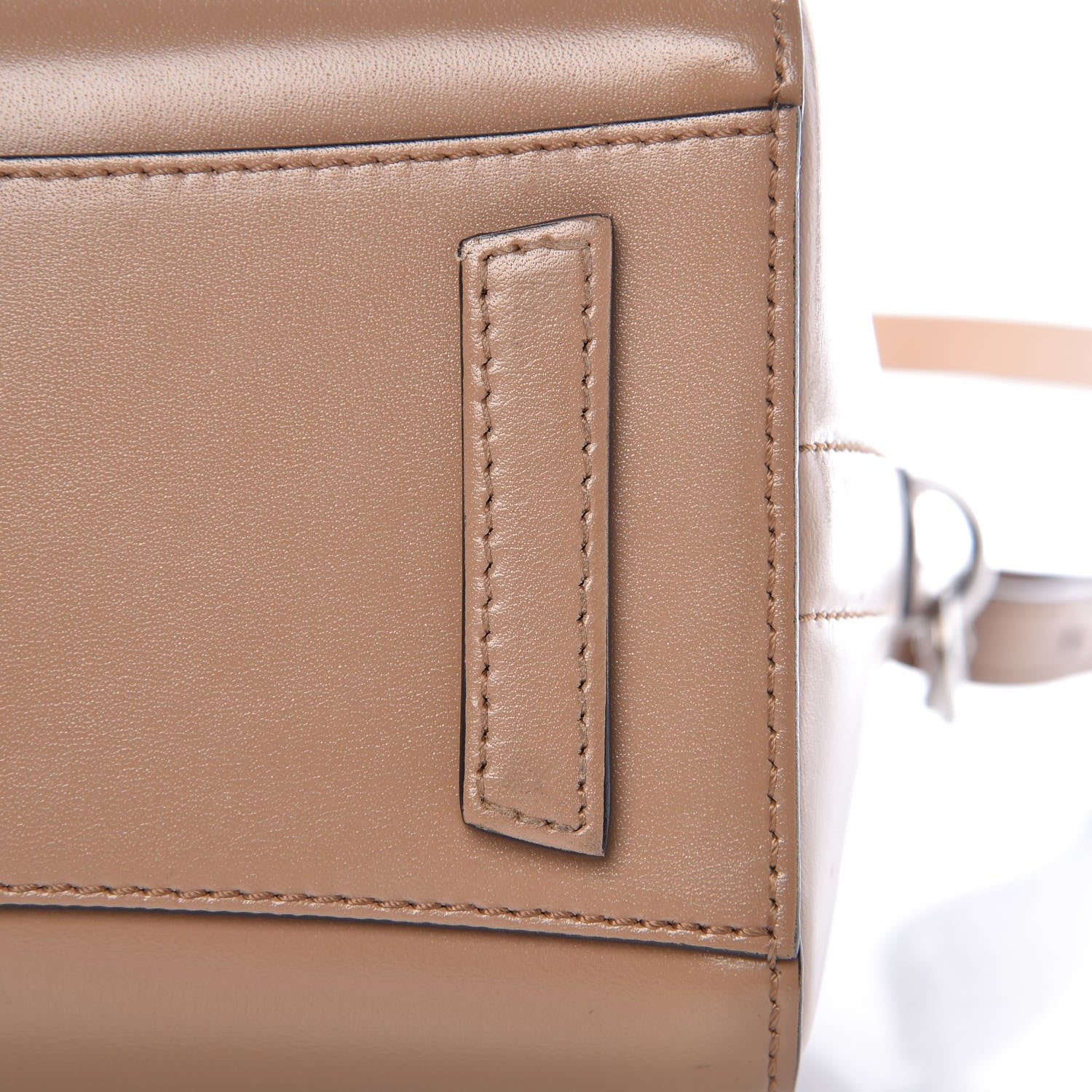 Givenchy Shiny Lord Calfskin Mini Antigona Dark Beige 10 of 11