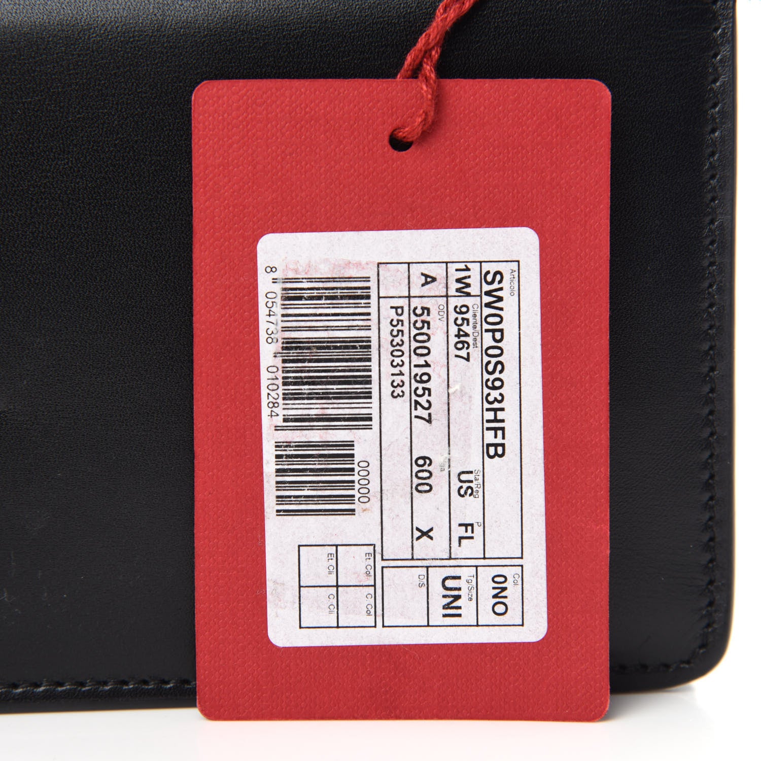Valentino Garavani Smooth Calfksin Vlogo Wallet On Chain Black 10 of 11