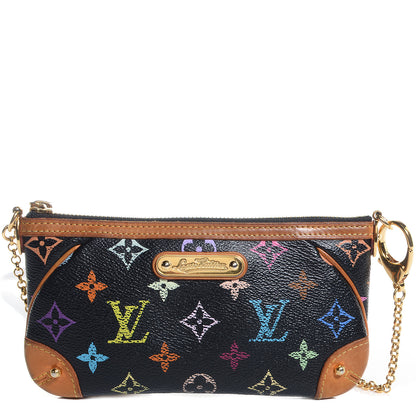 Louis Vuitton Monogram Multicolor Pochette Milla MM Black 1 of 7
