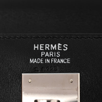 Hermes Box Toile Lakis Kelly 40 Black 6 of 11
