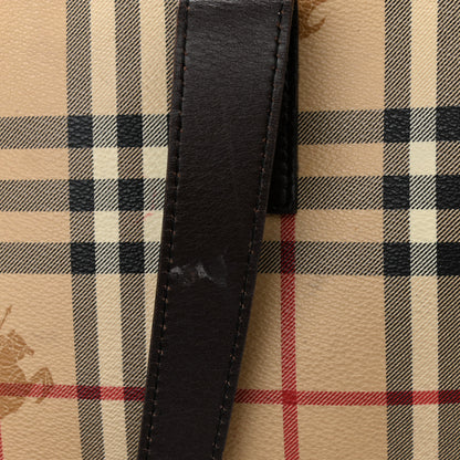 Burberry Haymarket Check Tote Chocolate 11 of 13