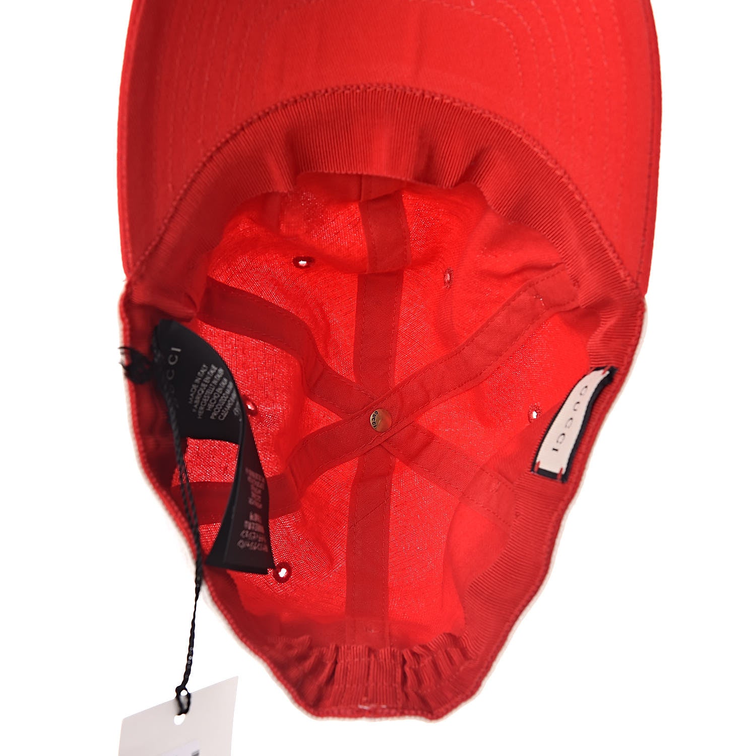 Gucci Gabardine Headband Baseball Hat S Red 6 of 9
