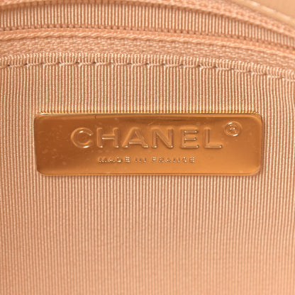 Chanel Lambskin Quilted Large Chanel 19 Flap Beige 6 of 9