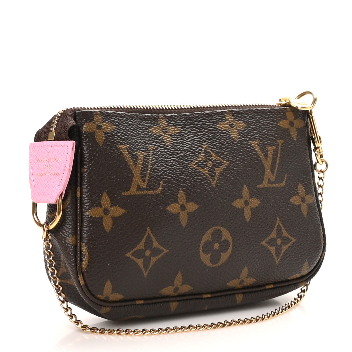 Louis Vuitton Monogram 2022 Christmas Animation Paris Mini Pochette Accessories Pink 3 of 6