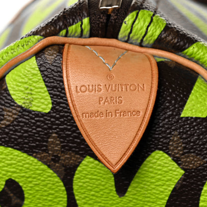 Louis Vuitton Monogram Graffiti Keepall 50 Green 6 of 12