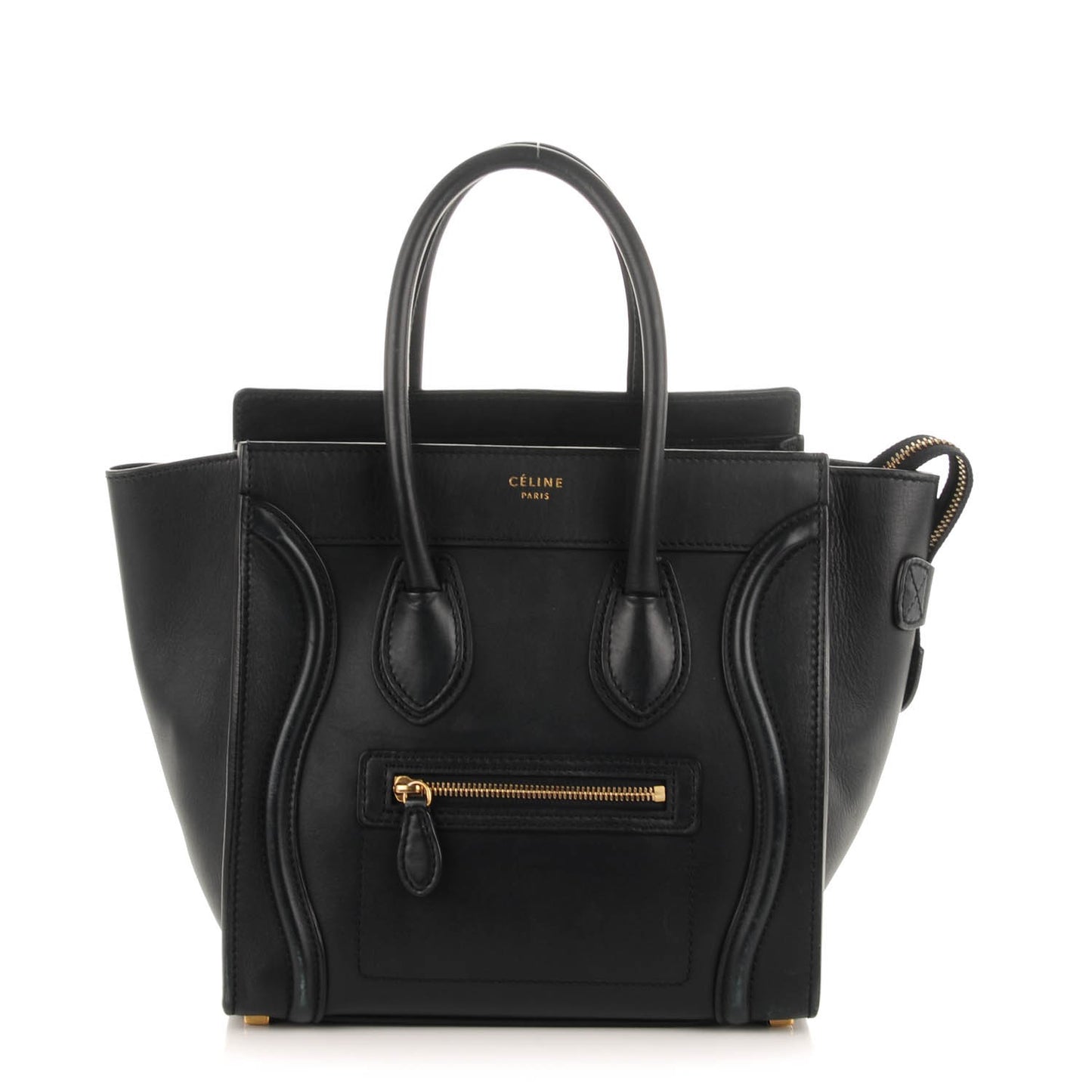 Smooth Calfskin Micro Luggage Navy Blue