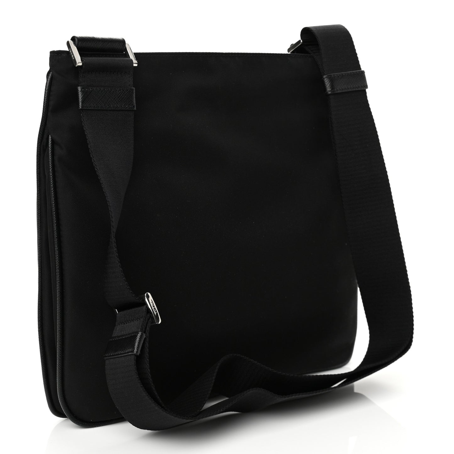 Tessuto Nylon Messenger Bag Black