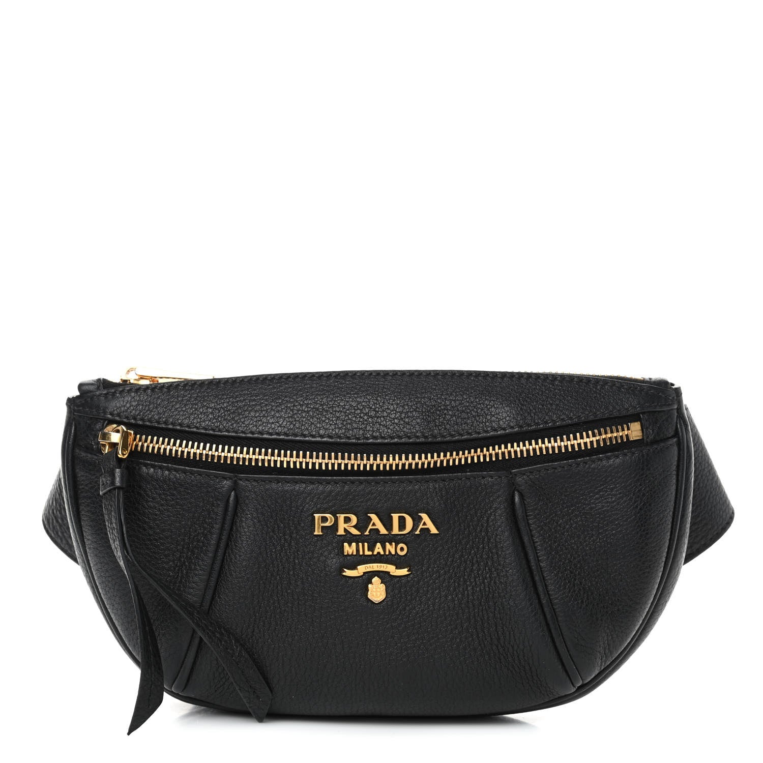 Prada Vitello Daino Small Belt Bag Black 1 of 5