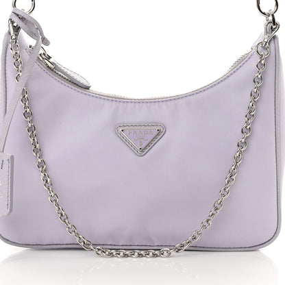 Prada Re-Nylon Saffiano Re-Edition 2005 Shoulder Bag Glicine 10 of 13