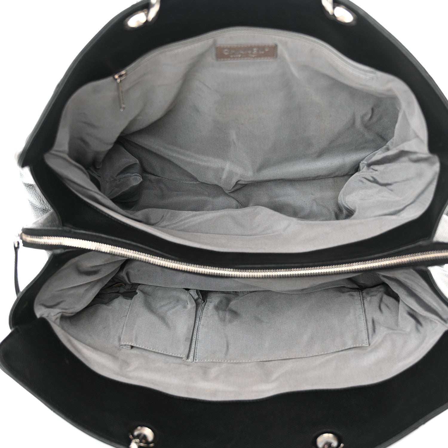 Chanel Caviar Quilted Timeless CC XL Shopping Tote Black 5 of 12
