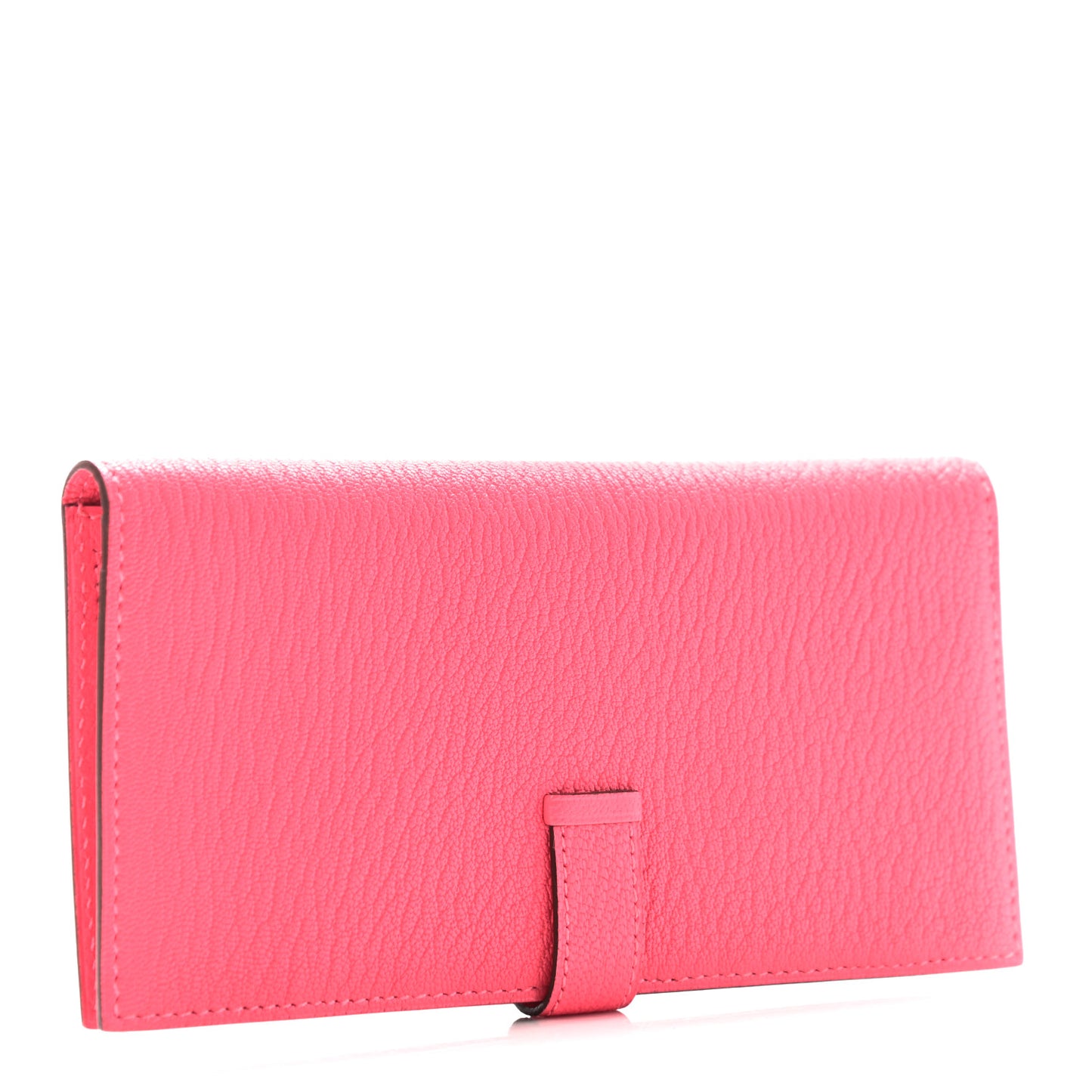 Chevre Mysore Bearn Gusset Wallet Rose Azalee