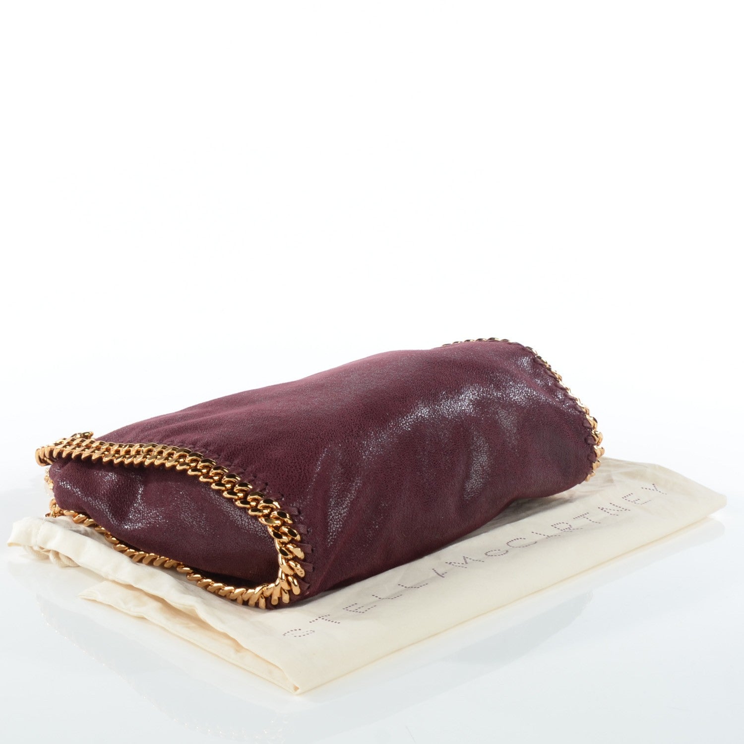 Stella McCartney Shaggy Deer Mini Falabella Tote Plum 4 of 9