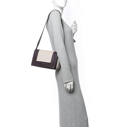 Celine Shiny Smooth Calfskin Medium Frame Shoulder Bag Velvet Desert 2 of 10
