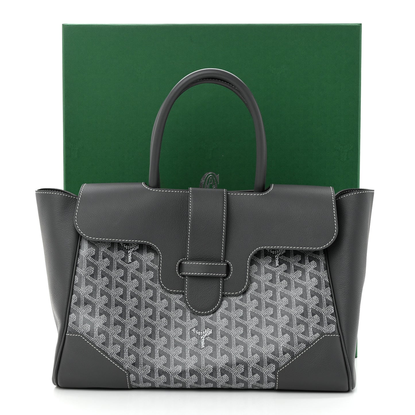 Goyardine Saigon Tote Grey