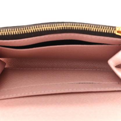 Louis Vuitton Damier Ebene Rosalie Coin Purse Rose Ballerine 5 of 6