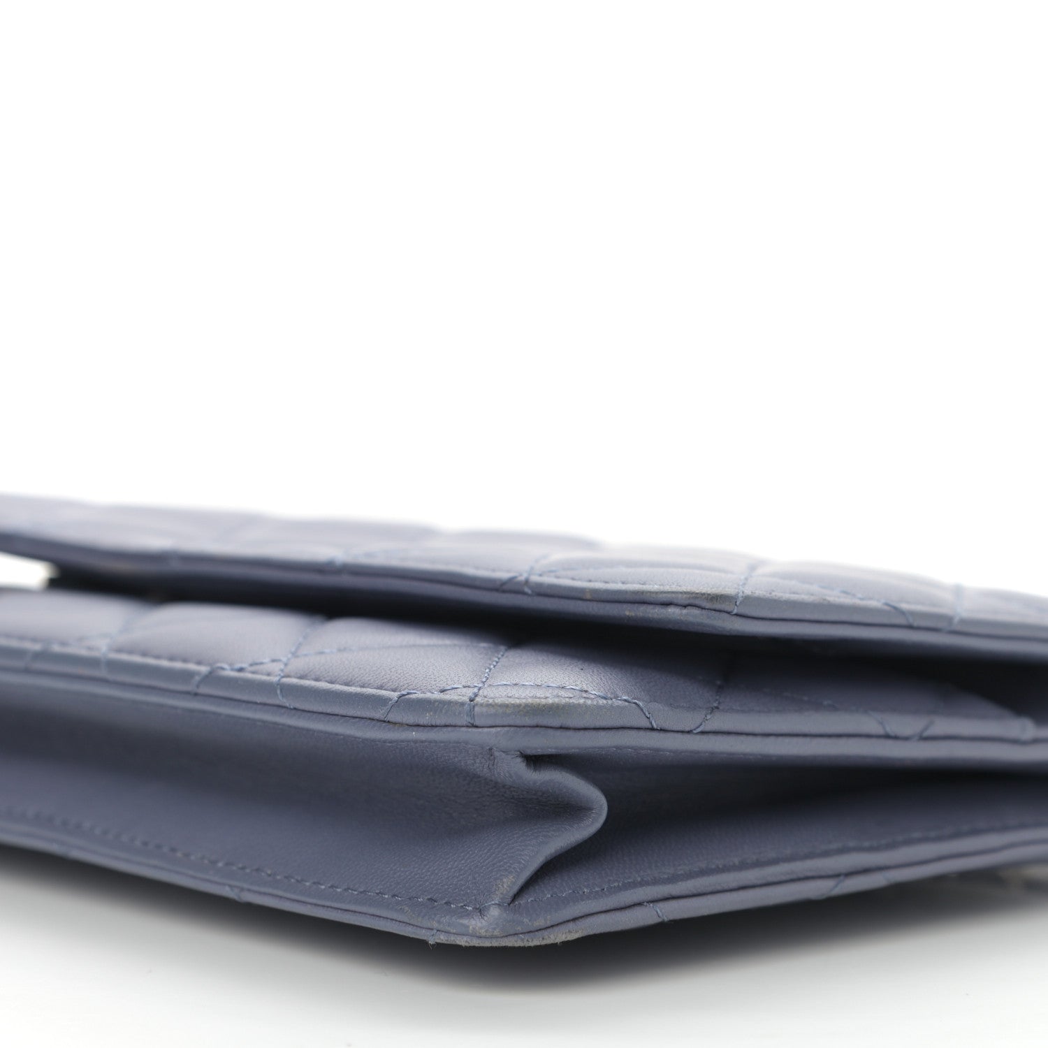 Chanel Lambskin Quilted Wallet On Chain WOC Lavender 11 of 14