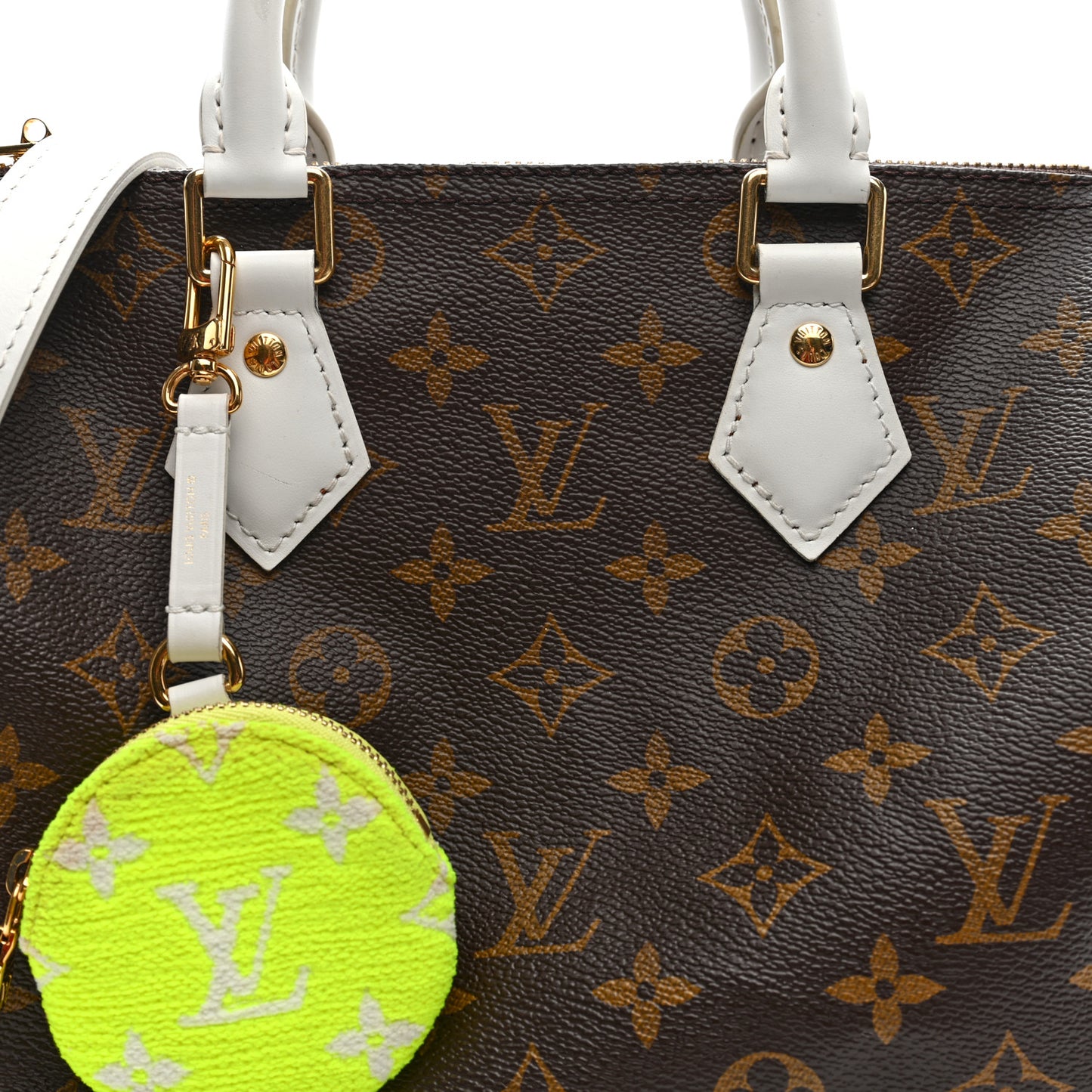Monogram LV Match Speedy Bandouliere 25 White