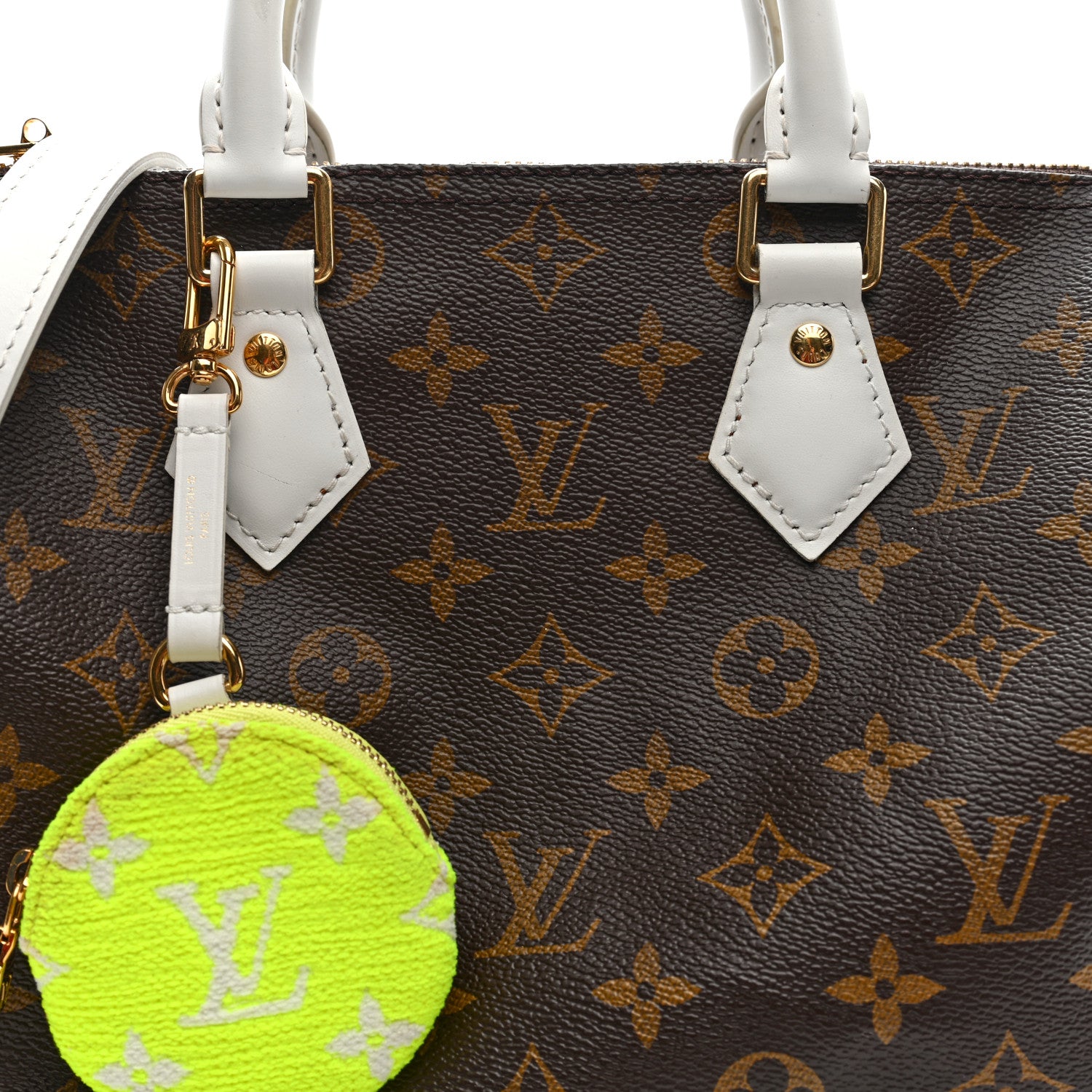 Louis Vuitton Monogram LV Match Speedy Bandouliere 25 White 7 of 9