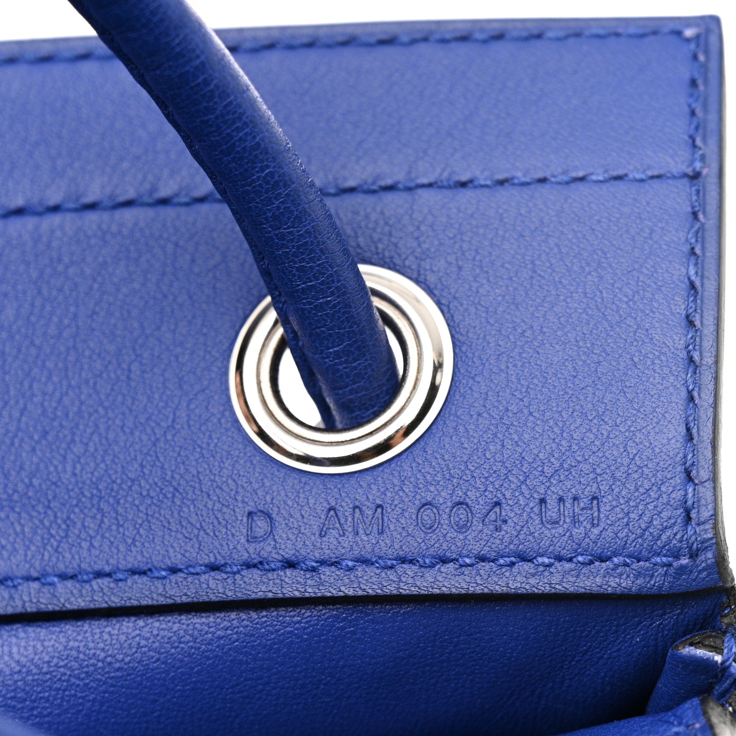 Hermes Milo Lambskin Swift Mini Aline Bleu Electrique 7 of 11