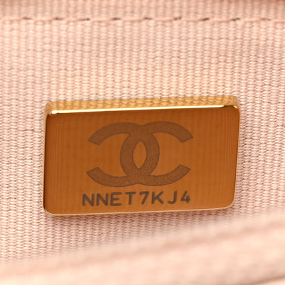 Chanel Lambskin Quilted Trendy CC Wallet On Chain WOC Light Beige 7 of 10