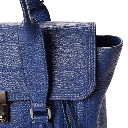 3.1 Phillip Lim 3.1 Textured Calfskin Large Pashli Satchel Cobalt 21 of 26