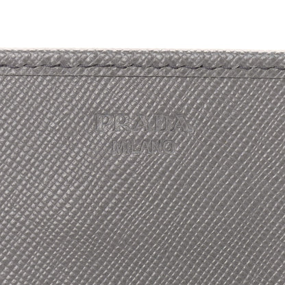 Prada Saffiano Metal Oro Chain Wallet Marmo 6 of 13