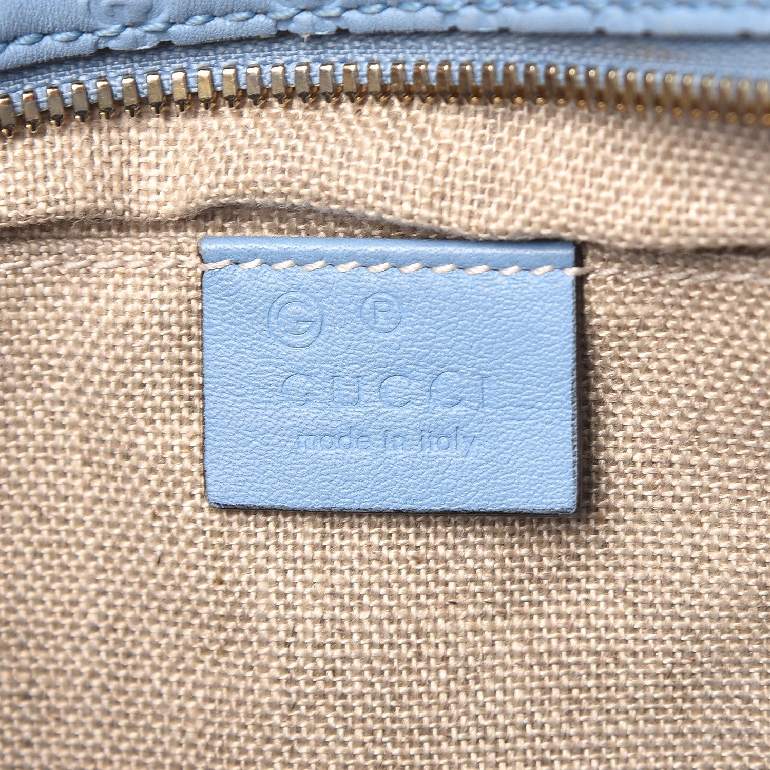 Gucci Microguccissima Mini Bree Messenger Bag Mineral Blue 6 of 7