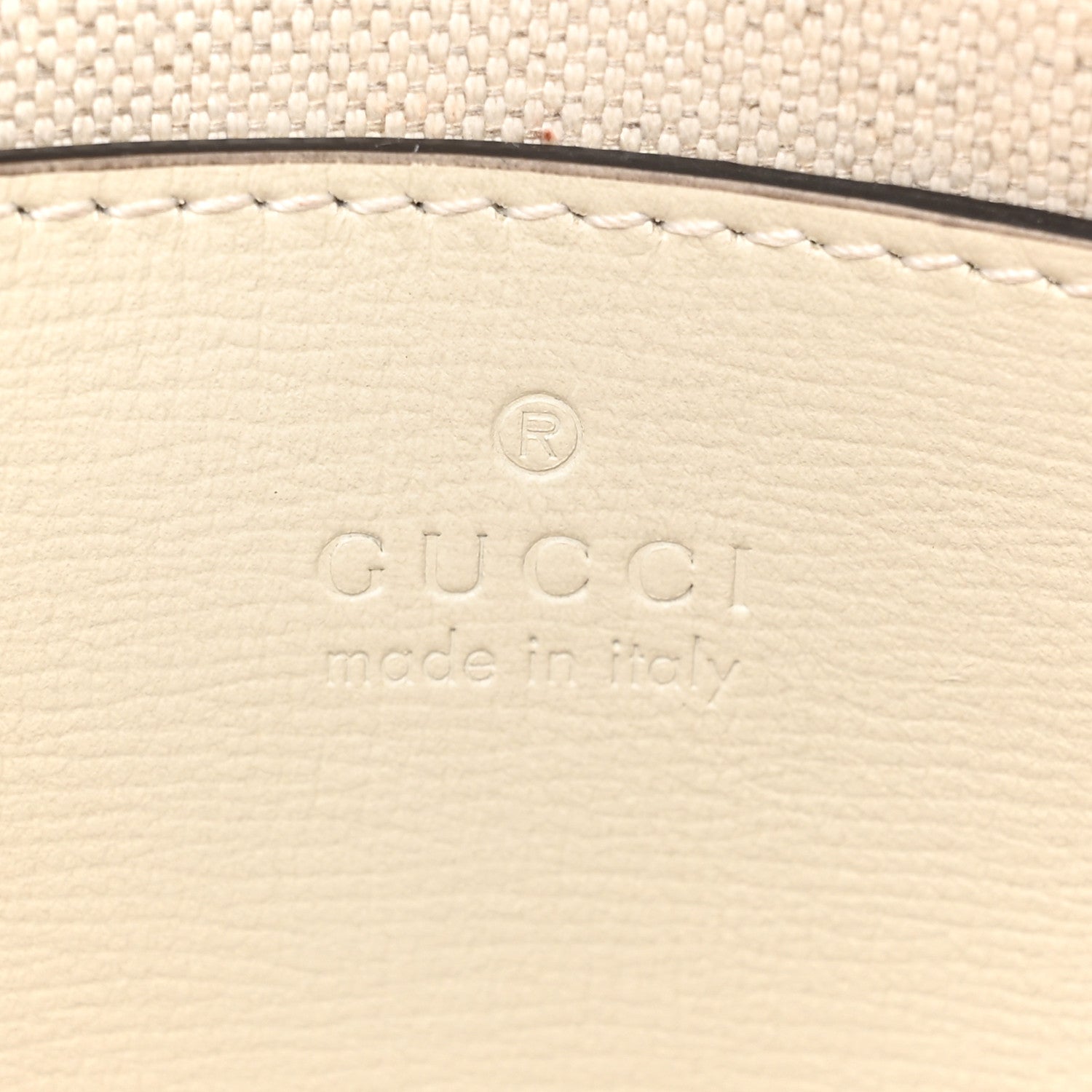 Gucci GG Supreme Monogram Web Mini Horsebit 1955 Shoulder Bag Beige Mystic White 6 of 11