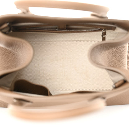 The Row Matte Grained Calfskin Soft Margaux 12 Taupe 5 of 9