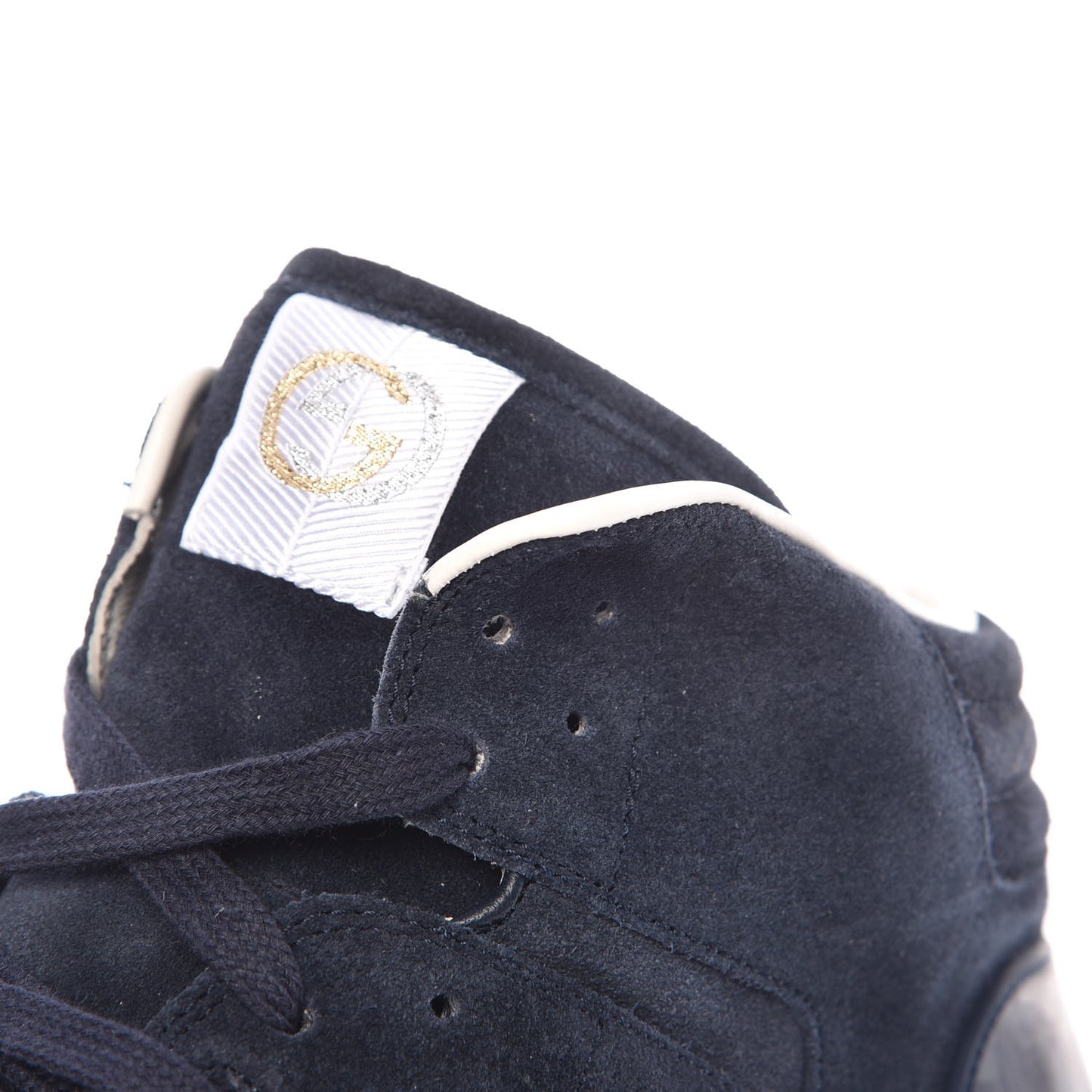 Suede Men's Interlocking G High Top Sneakers 10.5 Blue