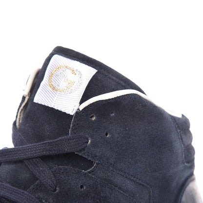 Gucci Suede Men's Interlocking G High Top Sneakers 10.5 Blue 8 of 13